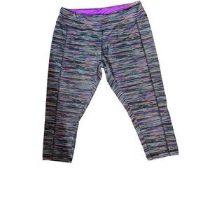 Ashley Blue space dye yoga capris